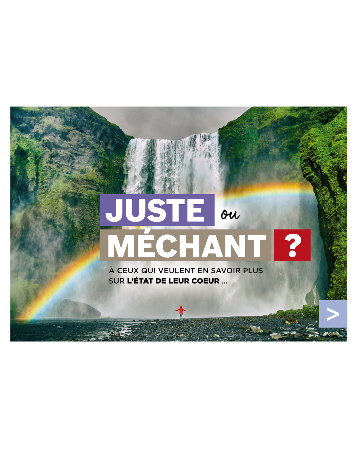 Cover of book: JUSTE OU MECHANT